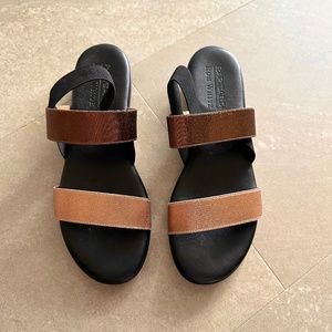 Rapisardi "Harolyn" Copper & Bronze Sandals